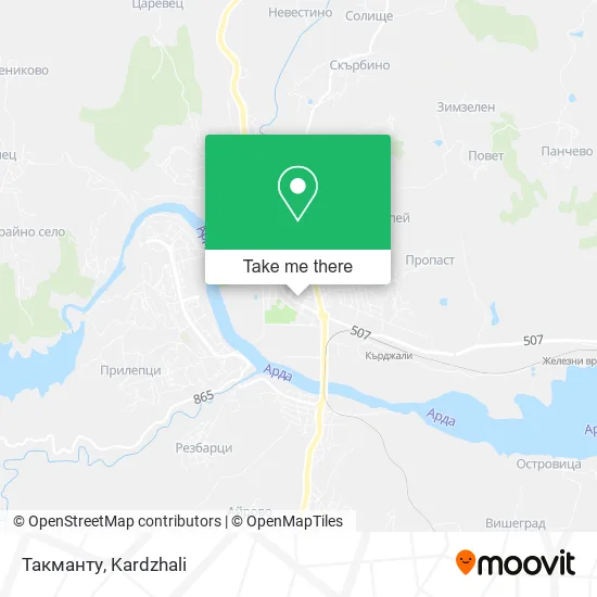 Карта Такманту