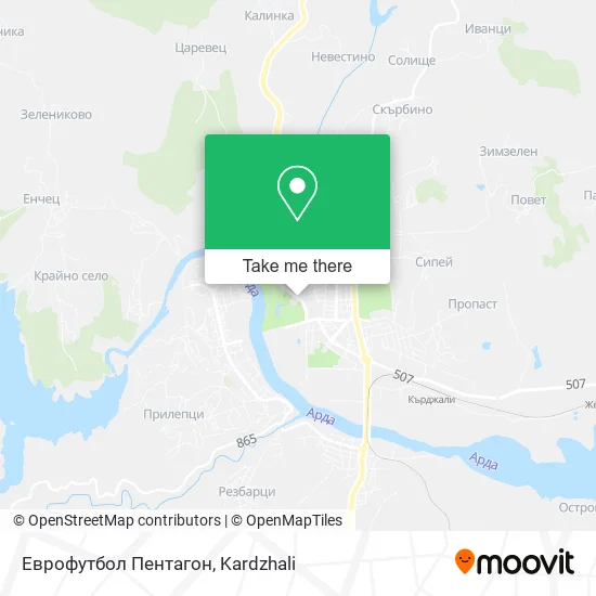 Карта Еврофутбол Пентагон