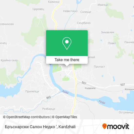 Карта Бръснарски Салон Недко '