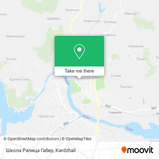 Карта Школа Ралица Габер