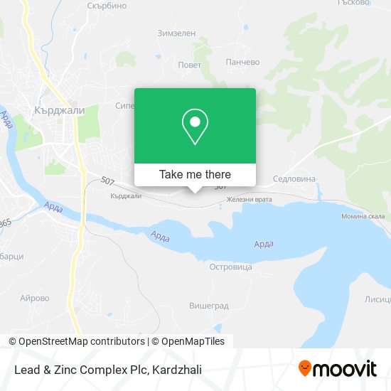 Lead & Zinc Complex Plc map