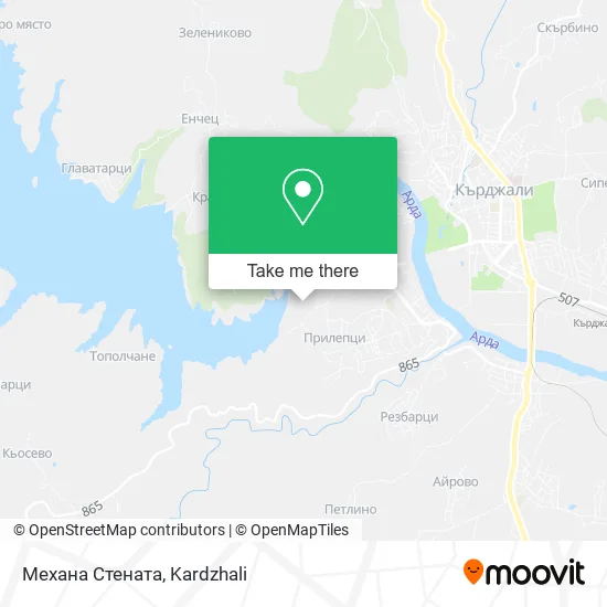 Карта Механа Стената