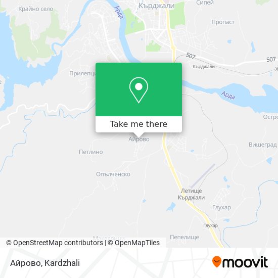 Айрово map