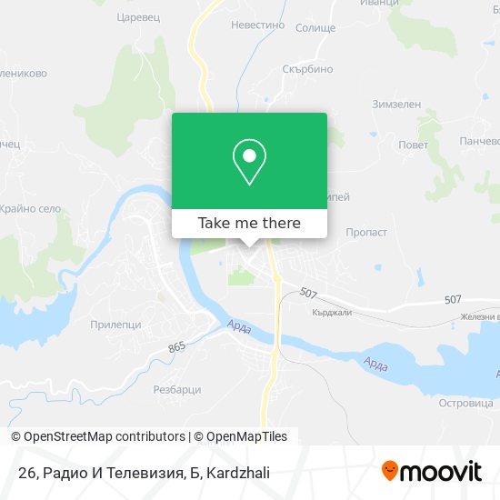 26, Радио И Телевизия, Б map