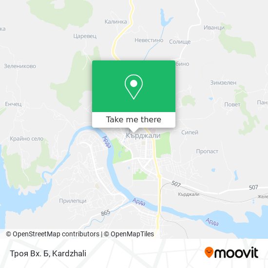 Троя Вх. Б map