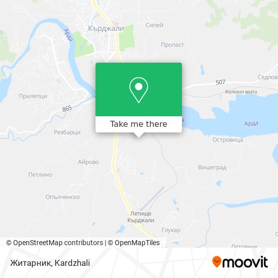 Житарник map
