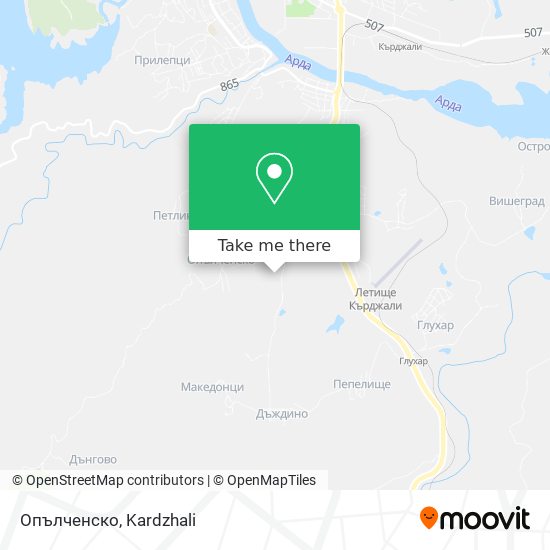 Опълченско map