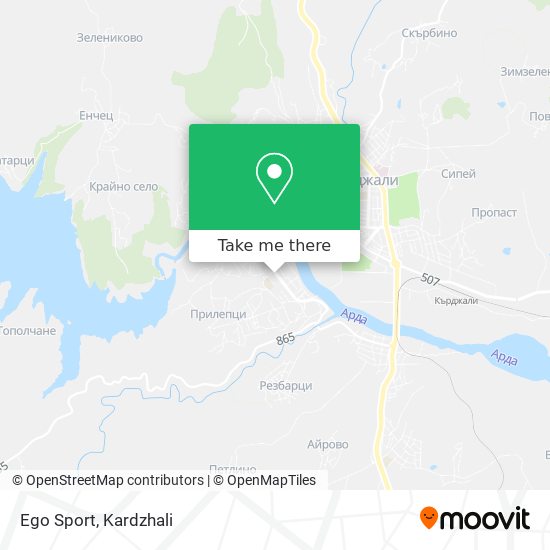 Ego Sport map