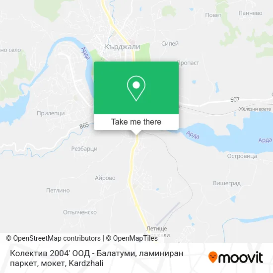Карта Колектив 2004' ООД - Балатуми, ламиниран паркет, мокет