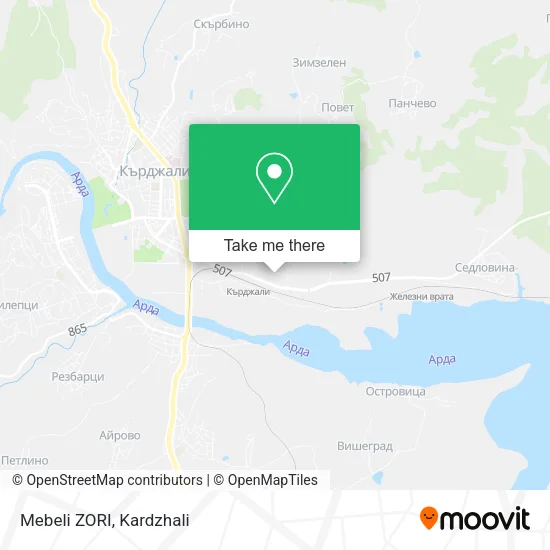 Карта Mebeli ZORI