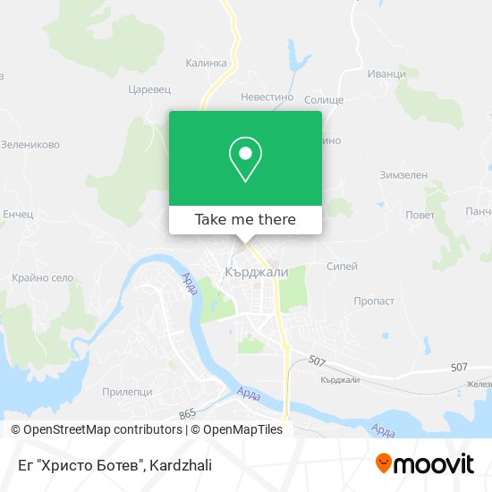 Ег "Христо Ботев" map