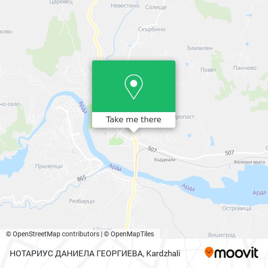 НОТАРИУС ДАНИЕЛА ГЕОРГИЕВА map