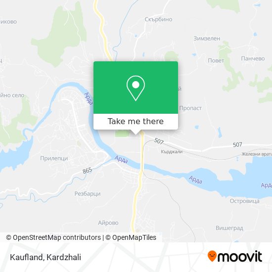 Kaufland map