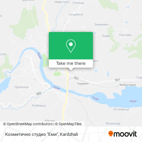 Козметично студио "Еми" map