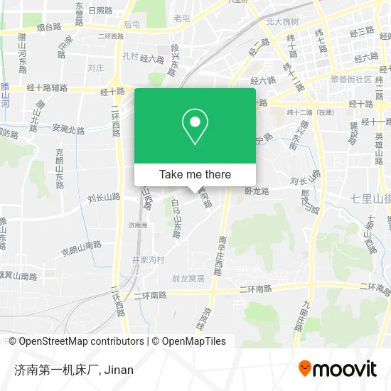 济南第一机床厂 map