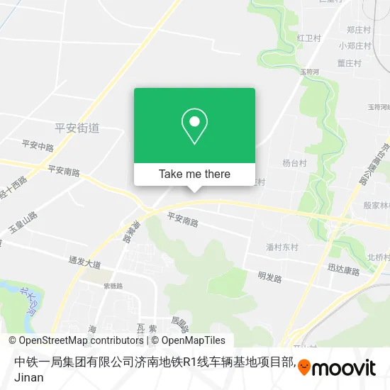 中铁一局集团有限公司济南地铁R1线车辆基地项目部 map
