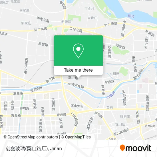 创鑫玻璃(粟山路店) map