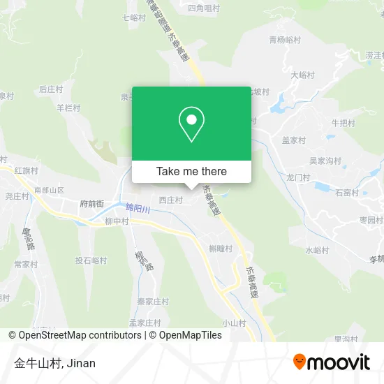 金牛山村 map
