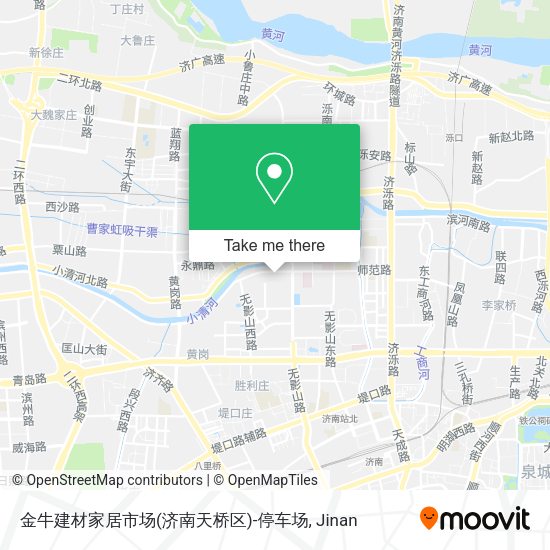 金牛建材家居市场(济南天桥区)-停车场 map