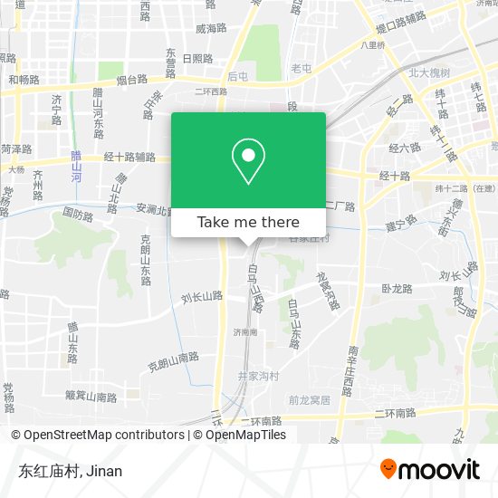 东红庙村 map