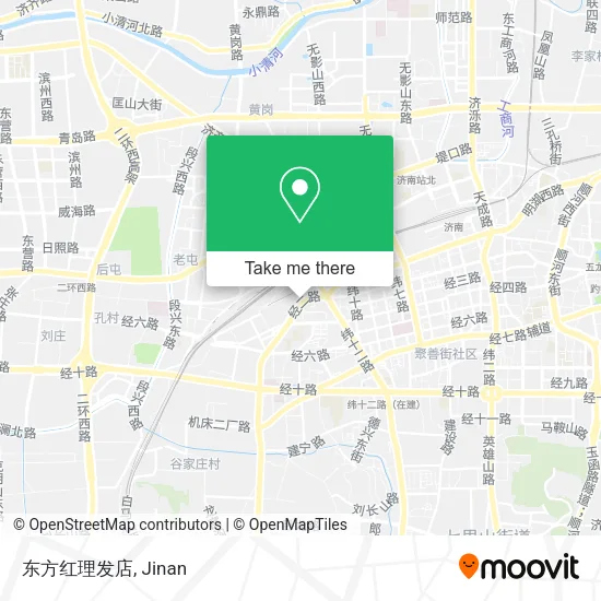 东方红理发店 map