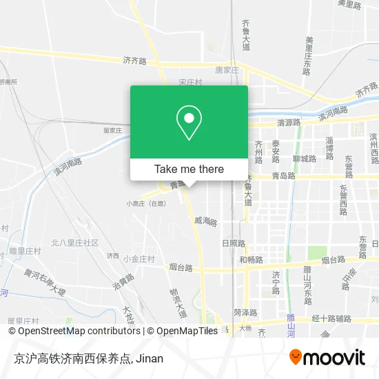 京沪高铁济南西保养点 map
