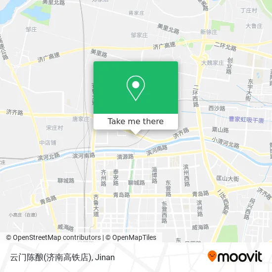 云门陈酿(济南高铁店) map