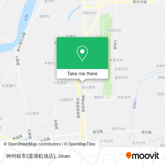 神州租车(遥墙机场店) map