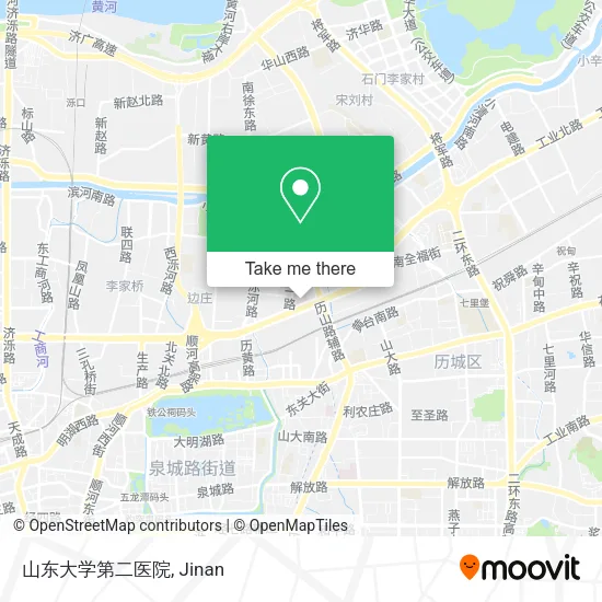 山东大学第二医院 map
