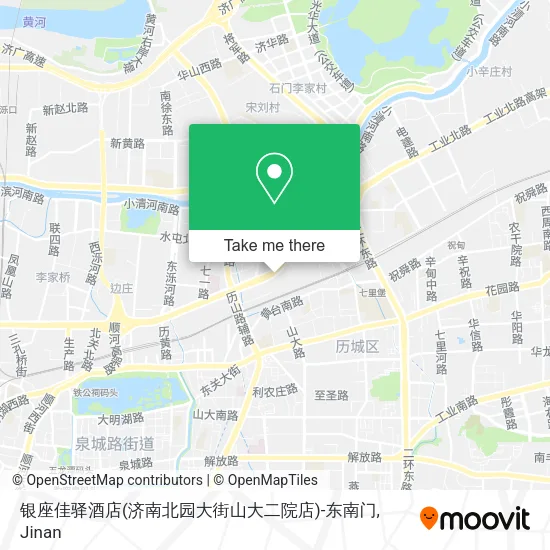 银座佳驿酒店(济南北园大街山大二院店)-东南门 map