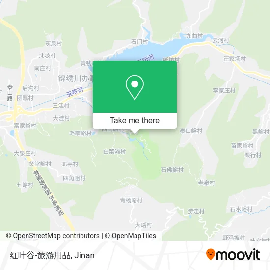 红叶谷-旅游用品 map