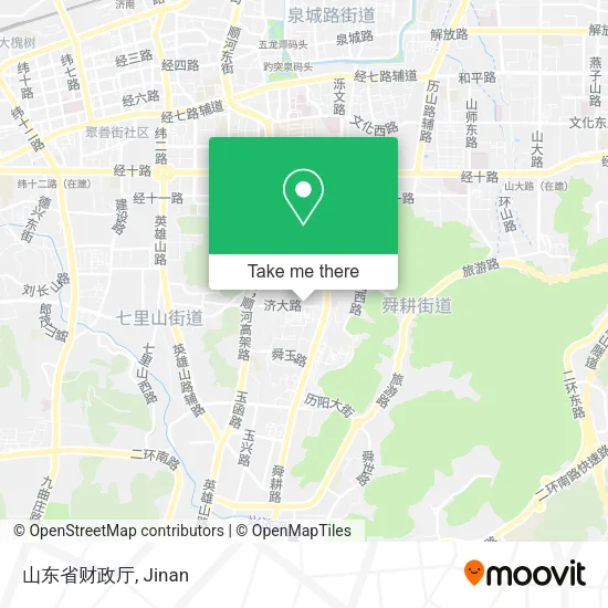 山东省财政厅 map