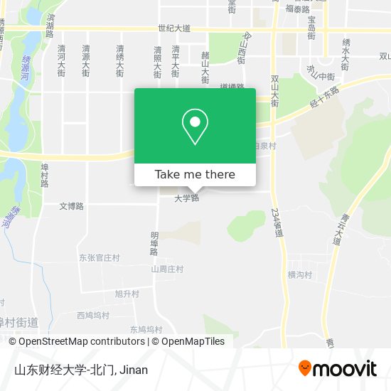 山东财经大学-北门 map