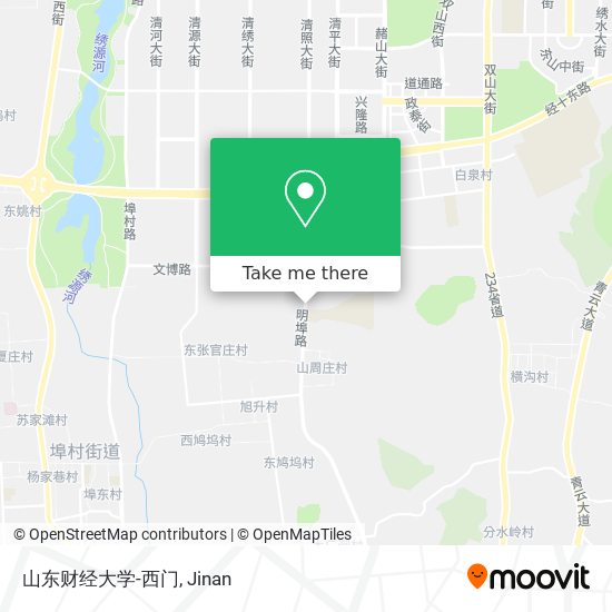 山东财经大学-西门 map
