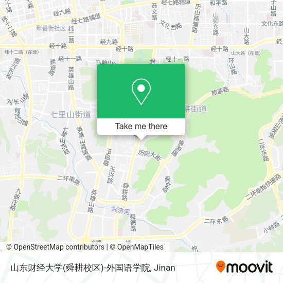 山东财经大学(舜耕校区)-外国语学院 map