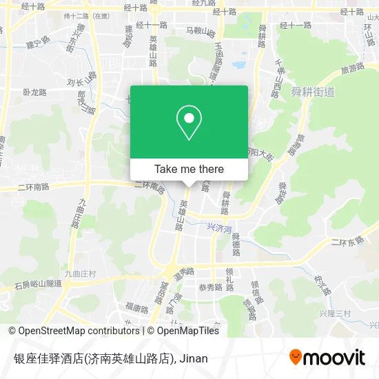 银座佳驿酒店(济南英雄山路店) map