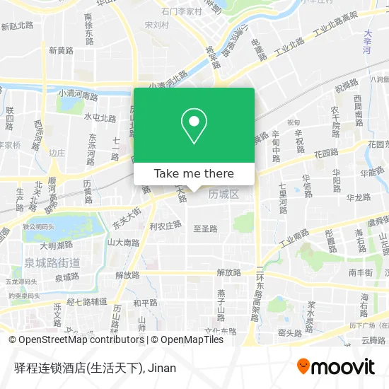 驿程连锁酒店(生活天下) map