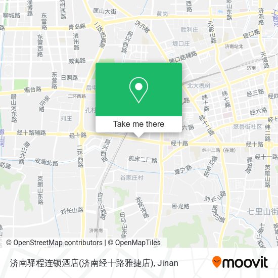 济南驿程连锁酒店(济南经十路雅捷店) map