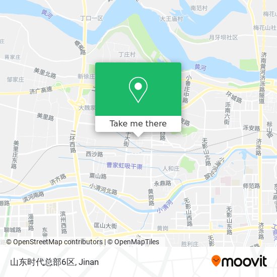 山东时代总部6区 map