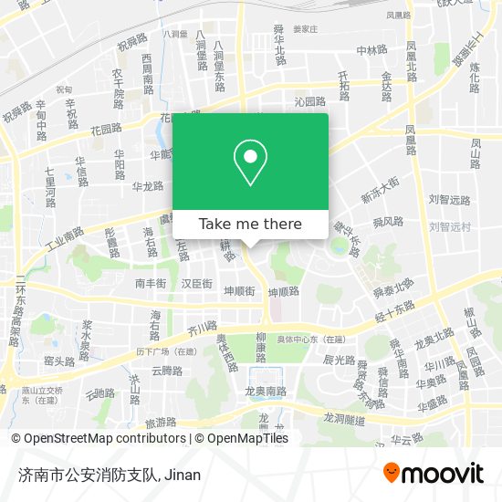 济南市公安消防支队 map