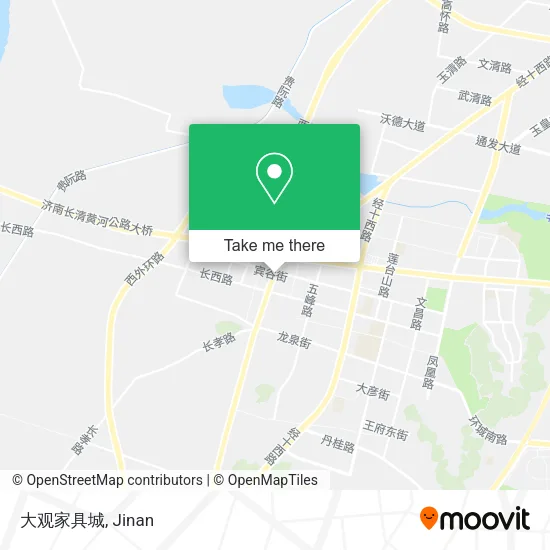 大观家具城 map