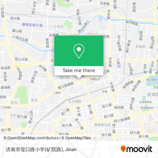 济南市堤口路小学(矿院路) map
