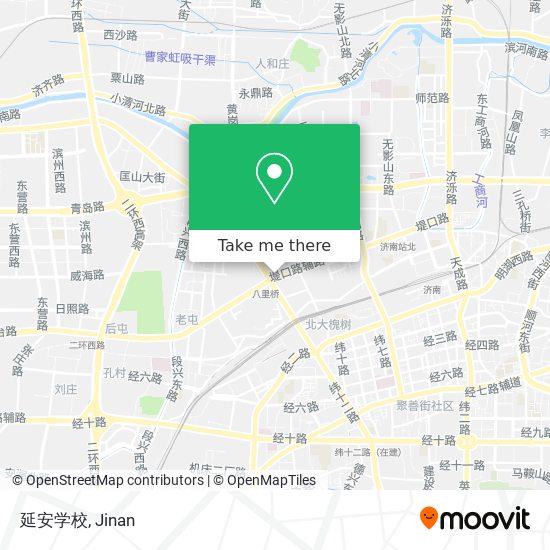 延安学校 map