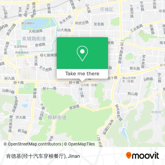 肯德基(经十汽车穿梭餐厅) map