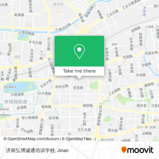 济南弘博诚通培训学校 map