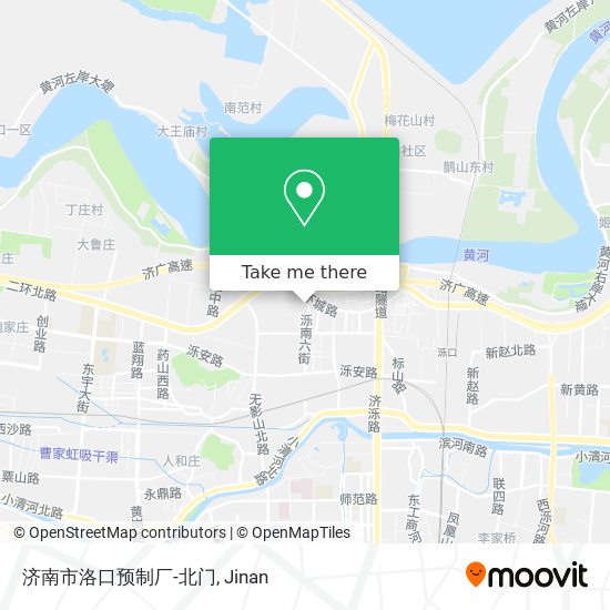 济南市洛口预制厂-北门 map