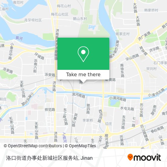 洛口街道办事处新城社区服务站 map