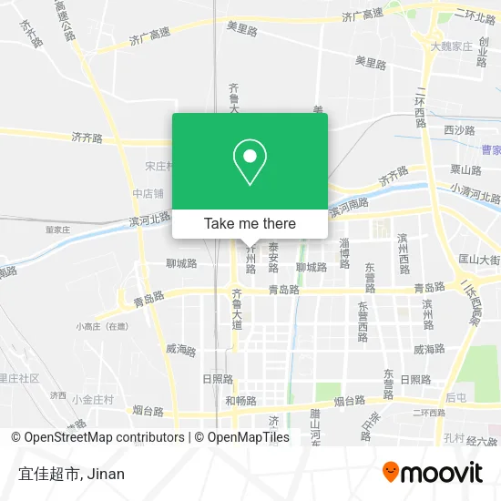 宜佳超市 map