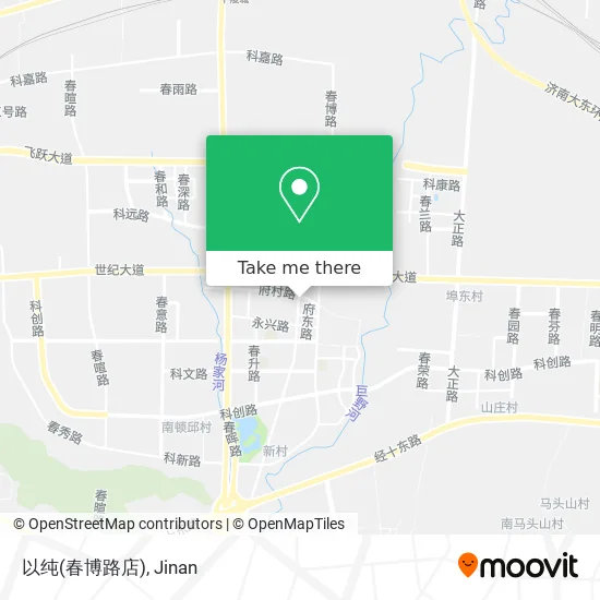 以纯(春博路店) map