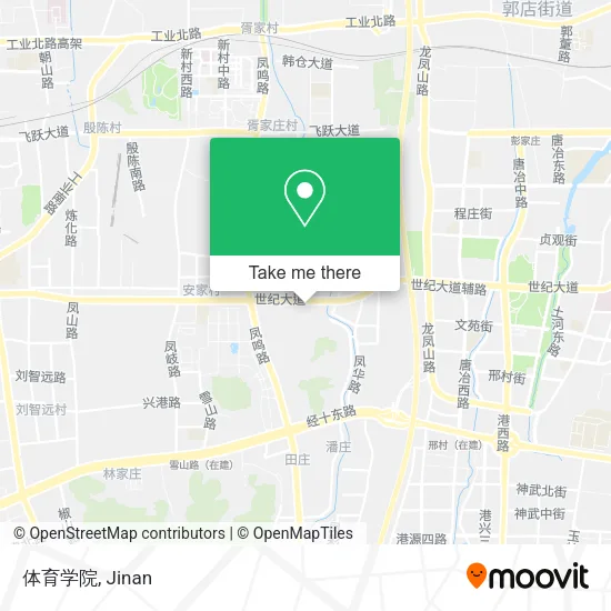 体育学院 map